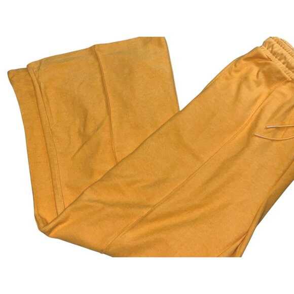 Fashion Nova Yellow Wide-Leg Drawstring Waist Casual Pants Sz 2XL Womens Elastic - Picture 11 of 14
